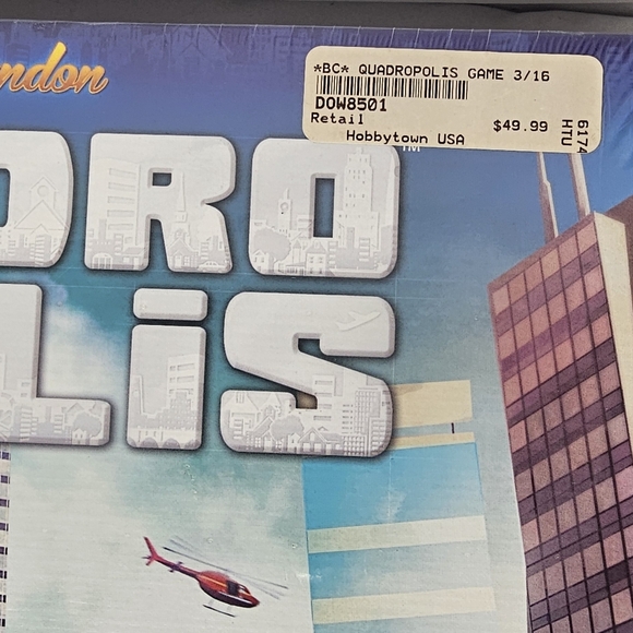 Quadropolis Board Game By Days Of Wonder with Playgrounds Expansion New Unopened - Picture 2 of 5